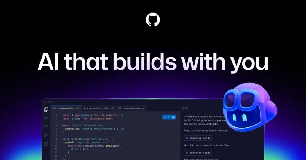 GitHub Copilot AI web development tool 