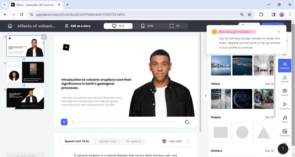 Elai ai video genrator