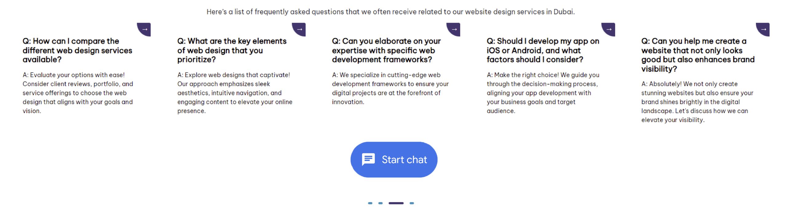 Start a Chat CTA