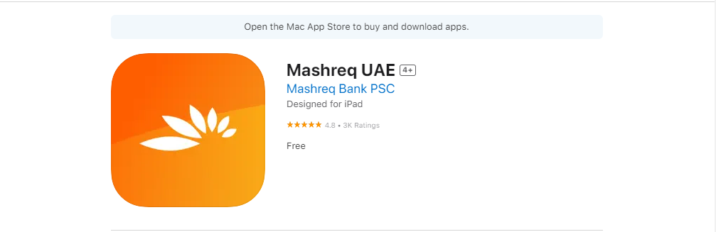 mashreq uae app