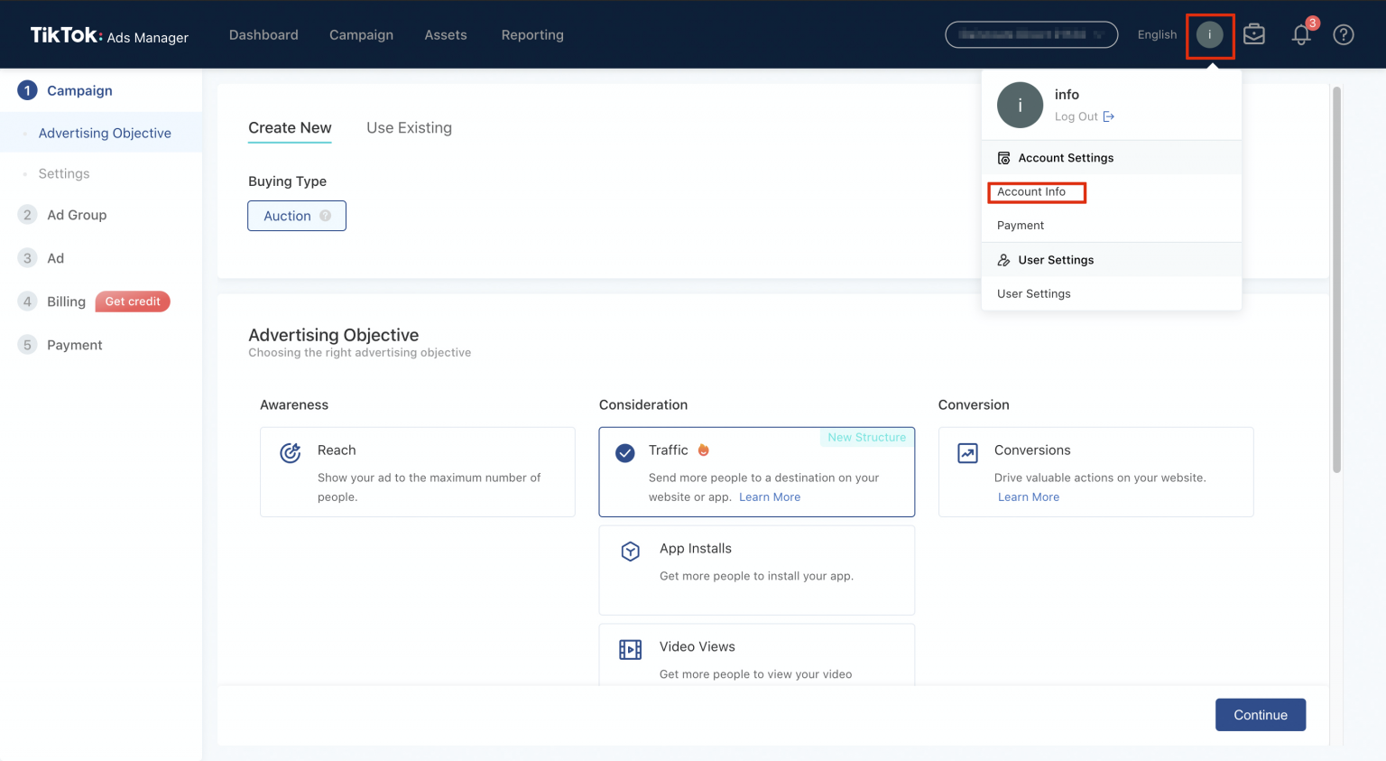 TikTok Business Manager Account Setup