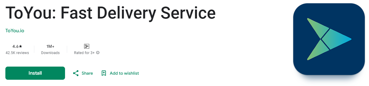 ToYou food delivery app in Saudi Arabia