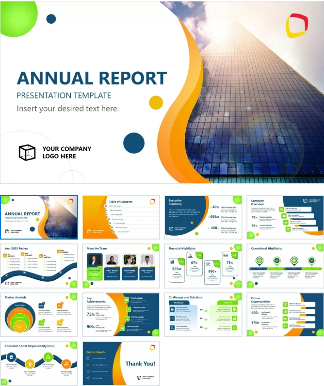 Annual Report PowerPoint Template