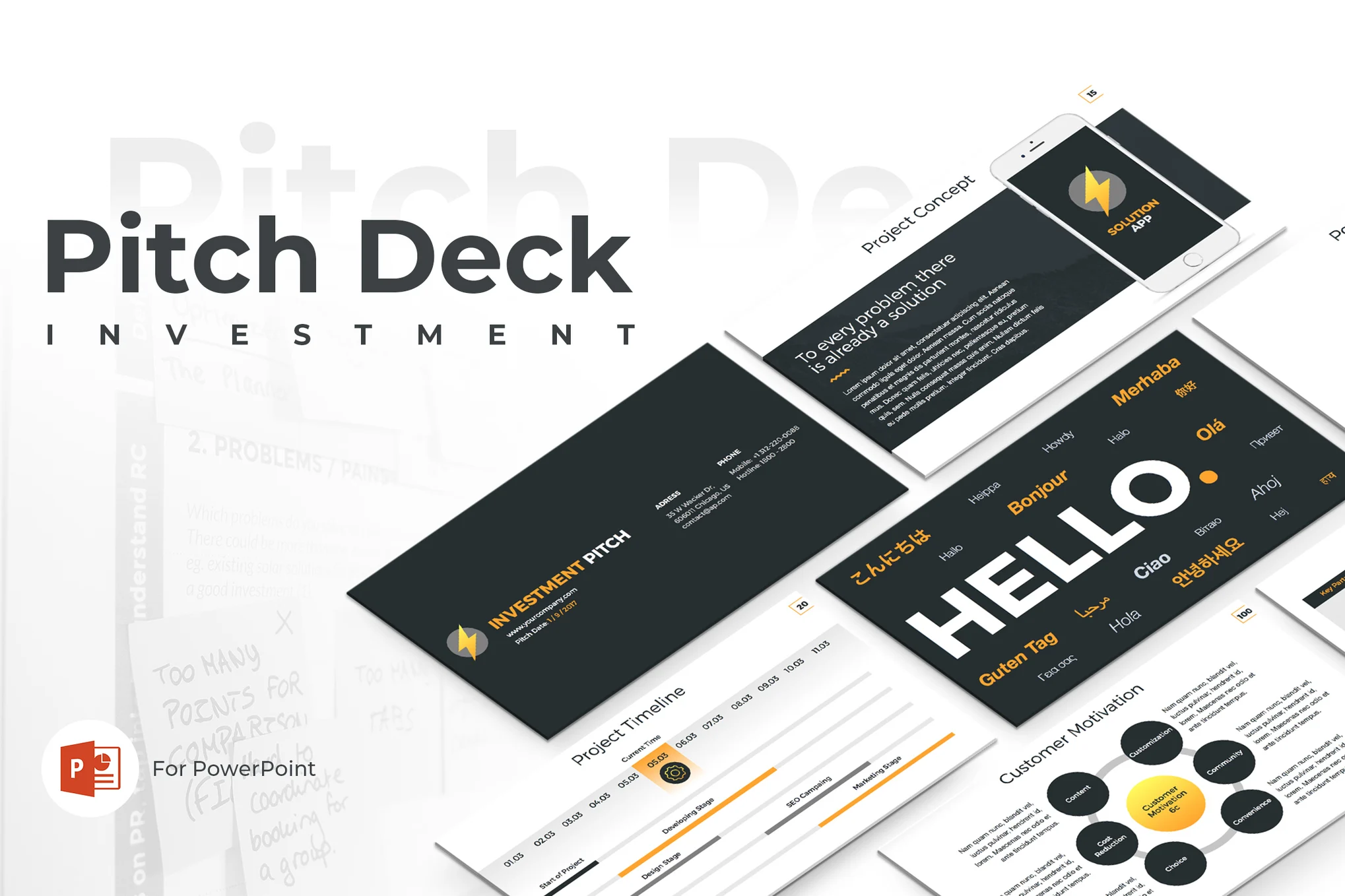 Pitch Deck PowerPoint Template