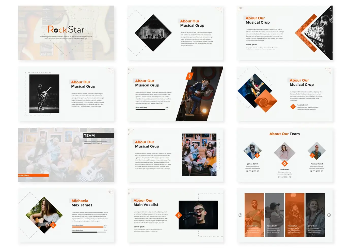 Rockstar PowerPoint Template