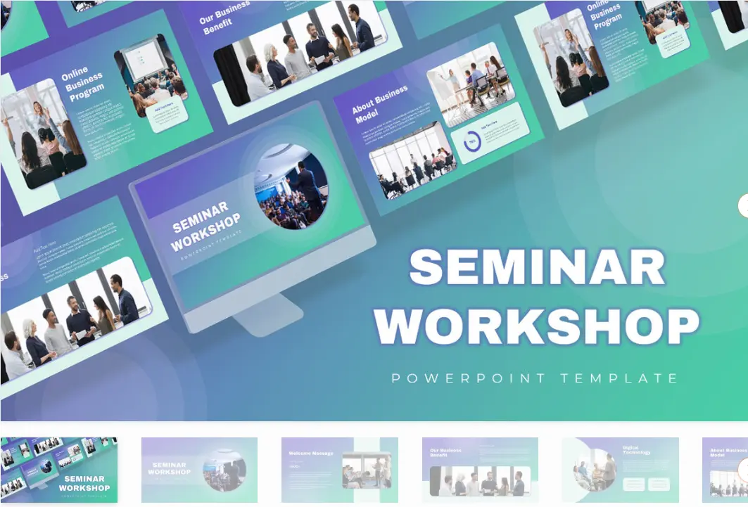     Seminar Workshop PowerPoint Template