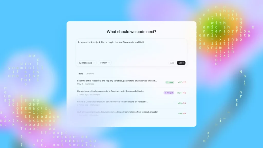 Open AI Code ai web development tool 