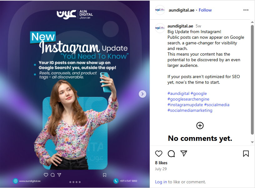 Optimizing Instagram Content
