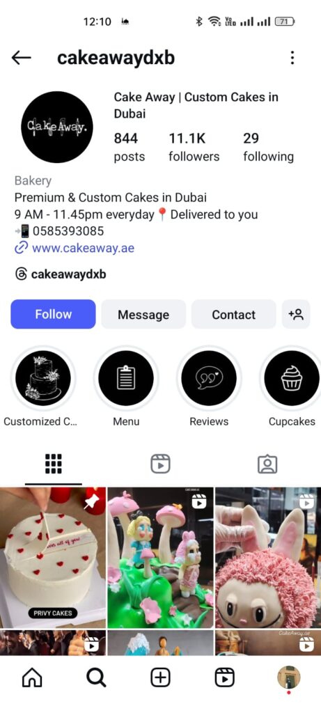 custom cakes dubai 