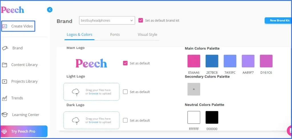 Peech AI Video editor 