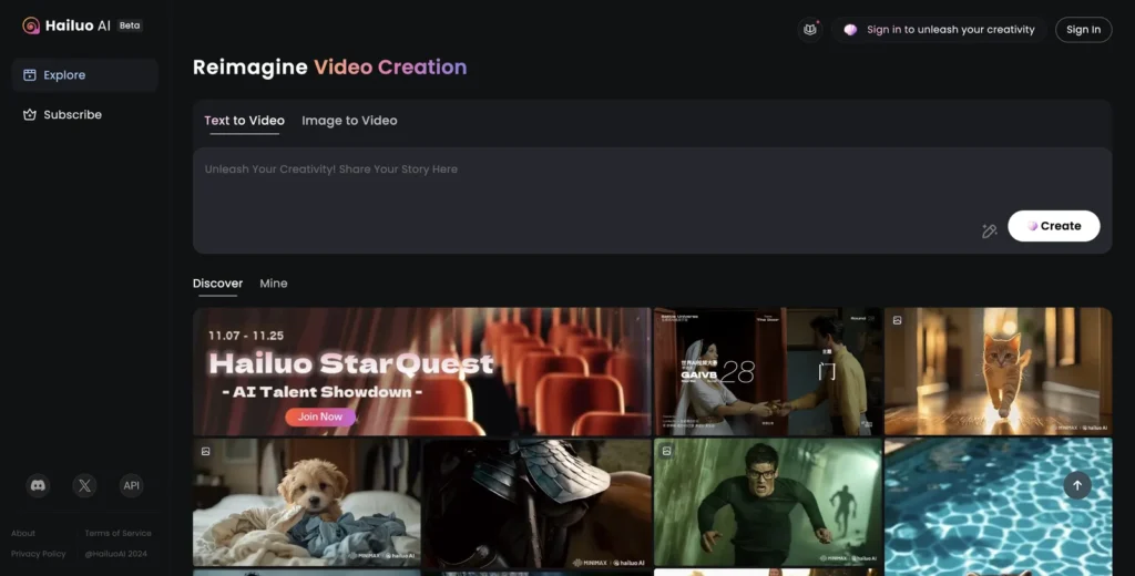 hailuoai AI video editor